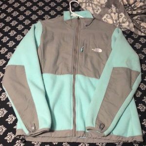 Light blue North face jacket